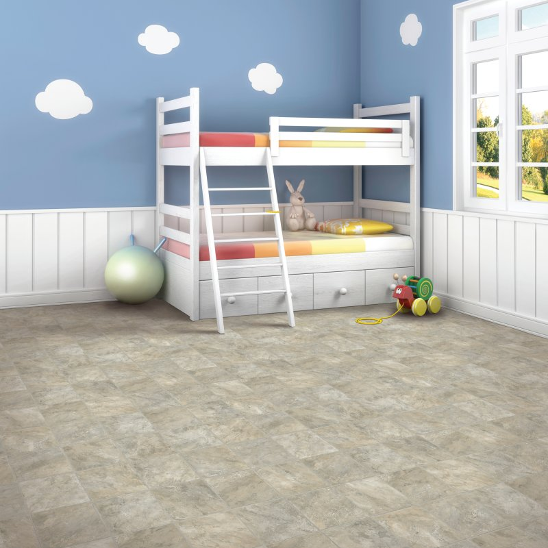 Carolina Flooring and Interiors providing pet-friendly waterproof vinyl flooring in Grandy, NC - Fieldcrest - Cool sands